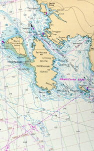 Burrard Inlet Depth Chart